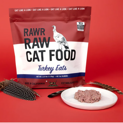 
                  
                    Rawr- Turkey Eats - 1.13kg (40 x 1oz Sliders) (Frozen Food) (Only Deliver to Metro Vancouver)
                  
                