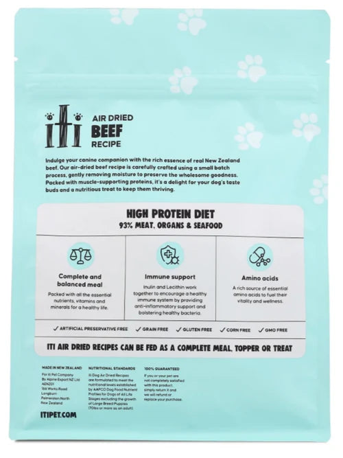 
                  
                    iTi - Dog - Air-Dried - Beef - Pouches - 200g
                  
                