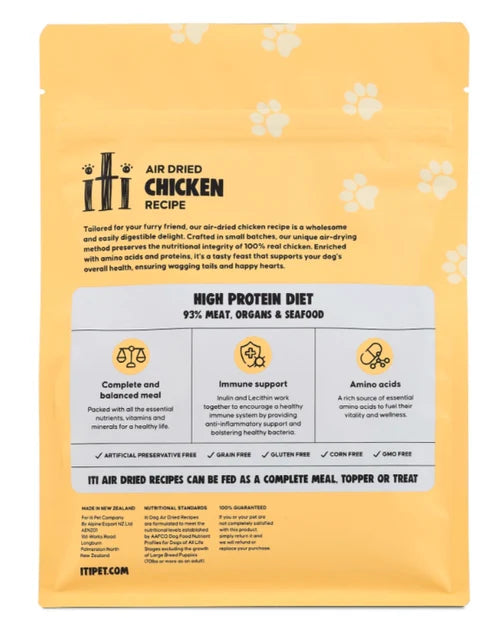 
                  
                    iTi - Dog - Air-Dried - Chicken - Pouches - 200g
                  
                