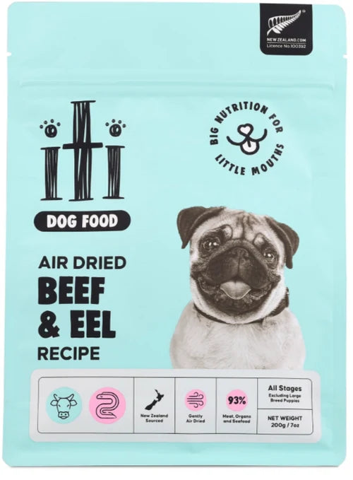 
                  
                    iTi - Dog - Air-Dried - Beef & Eel - Pouches - 200g
                  
                