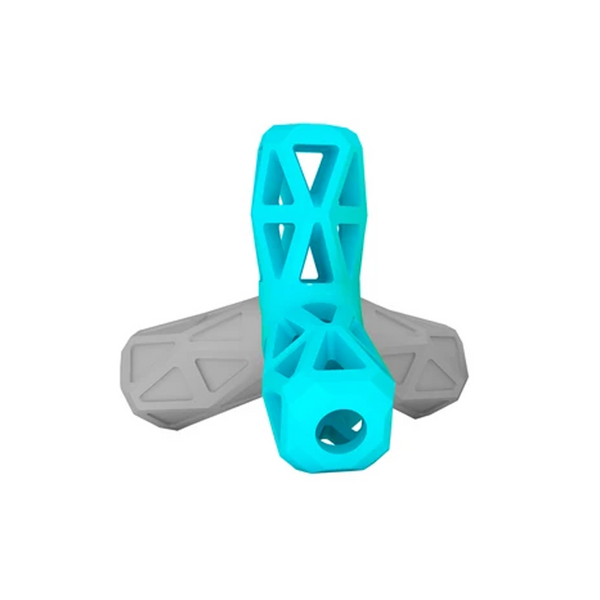 Totally Pooched - Squeak n' Stuff Rubber Toy - Teal