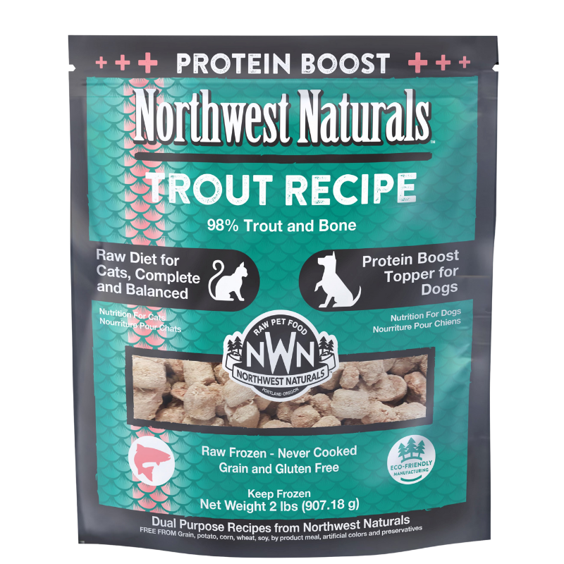 Northwest Naturals- Trout 2lb- Recipe for Cats / Protein Boost for Dogs (Frozen Food) (Only Deliver to Metro Vancouver)