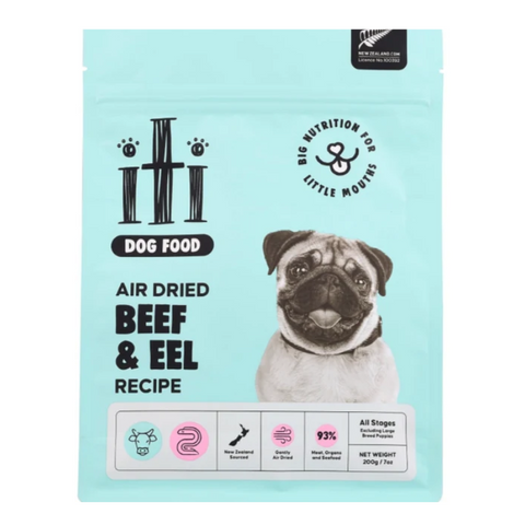 iTi - Dog - Air-Dried - Beef & Eel - Pouches - 200g