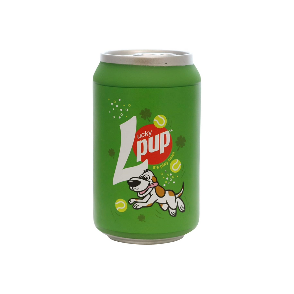 Tuffy Toys - Silly Squeaker Soda Can Lucky Pup