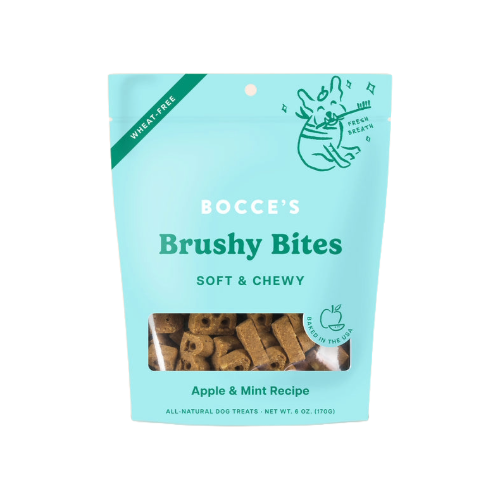 Bocce's Bakery - Soft & Chewy Brushy Bites - 6oz