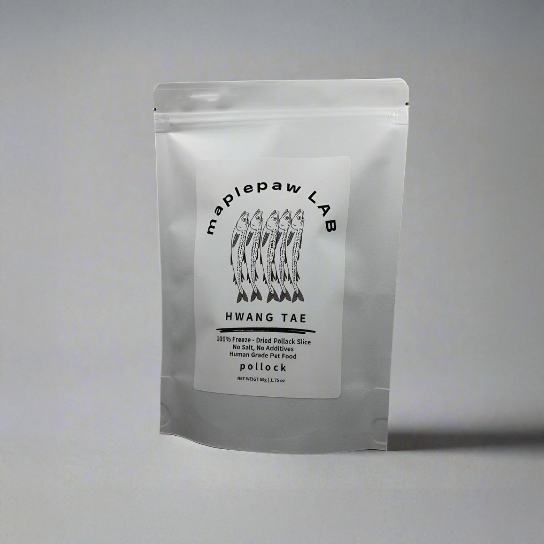 maplepaw LAB, 100% Freeze-Dried Pollock Hwang-Tae