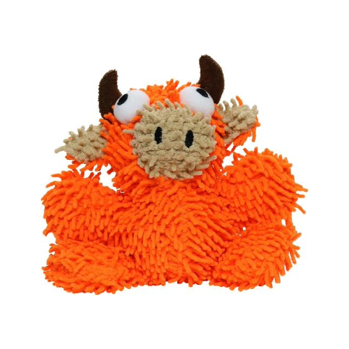 Tuffy Toys - Mighty Microfiber Ball Bull Orange