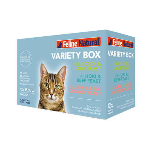 Feline Natural - Pouches - Variety Pack - 85g (Case of 12)