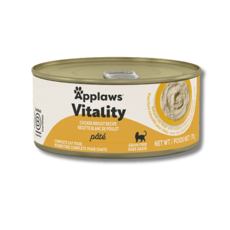 
                  
                    Applaws - Can - Cat - Vitality - Chicken Breast Pate - 70g X 24
                  
                