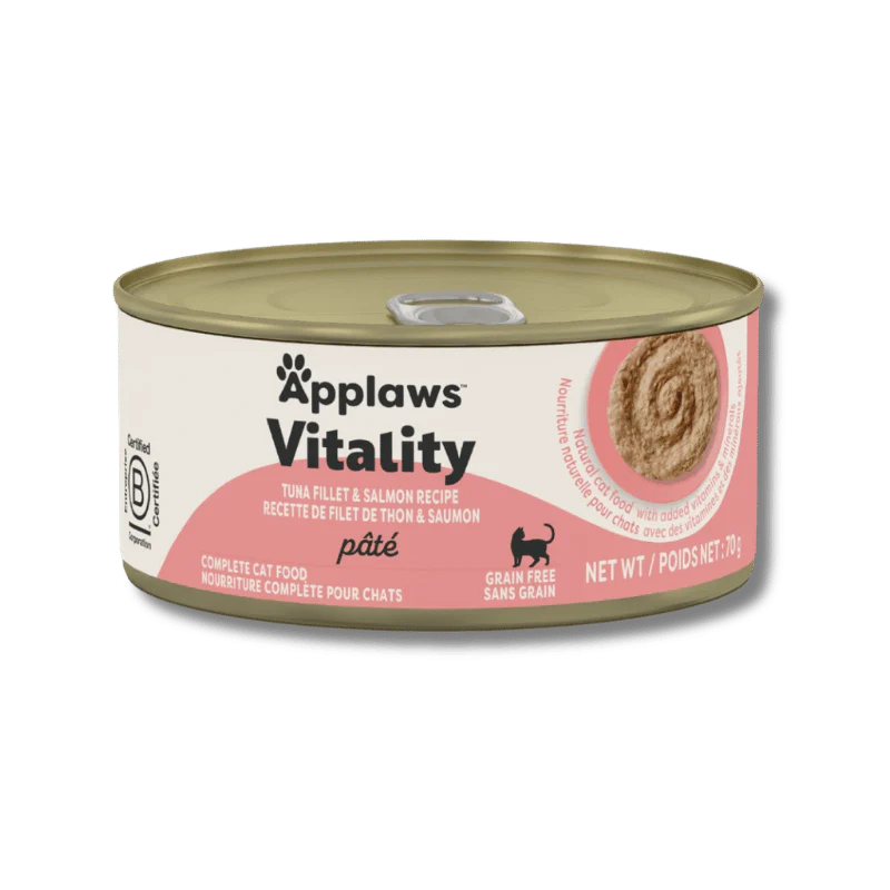 
                  
                    Applaws - Can - Cat - Vitality - Tuna & Salmon Pate - 70g X 24
                  
                