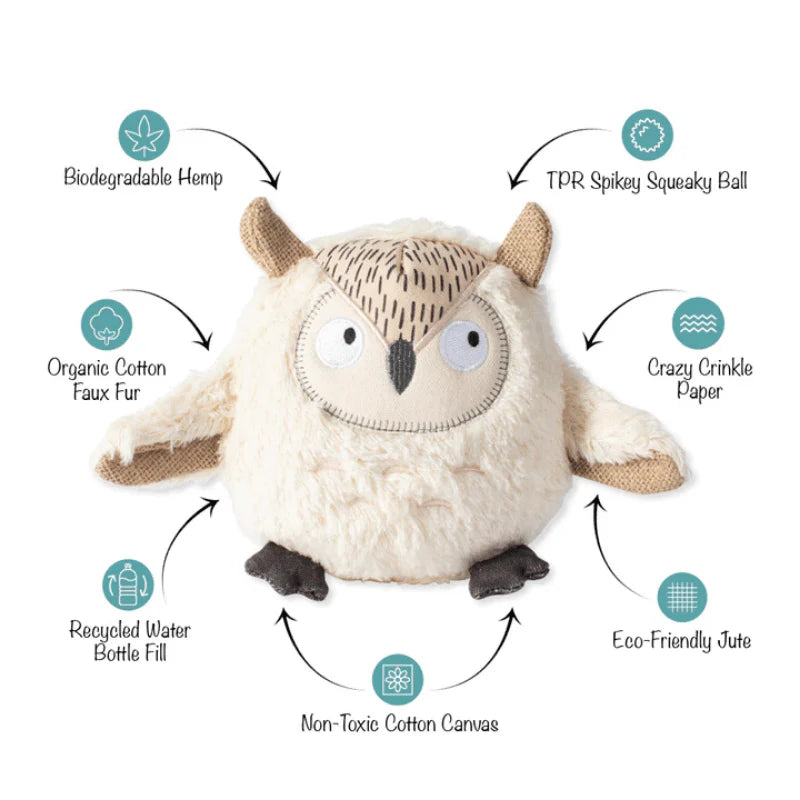 
                  
                    Fringe Studio - Dog - Toy - Earth Friendly - Whoooo's There 3D
                  
                
