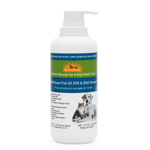 Welly Tails - Wild Ocean Fish Oil Cat & Dog 400ml