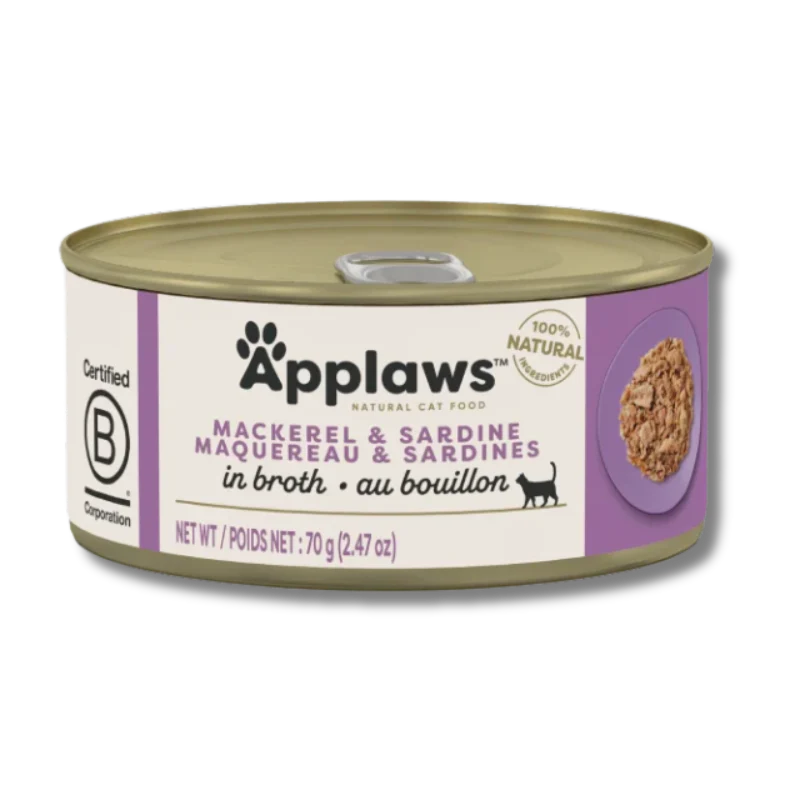 
                  
                    Applaws - Mackerel & Sardine Can (Cat) - 70g (24)
                  
                