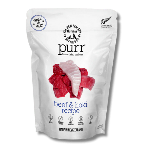 NZ Natural Pet Food Co - Freeze Dried - Treats - Purr - Beef & Hoki
