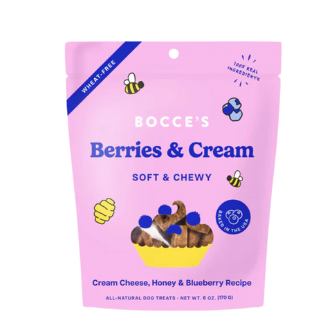 Bocce's Bakery - Soft & Chewy - Berries & Cream - 6oz