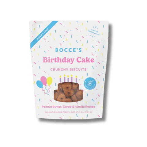 Bocce's Bakery - Biscuits - Birthday Cake - 5oz