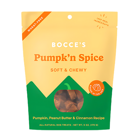 Bocce's Bakery - Soft & Chewy - Pumpk'n Spice - 6oz