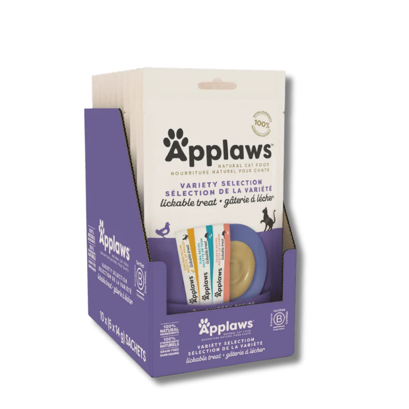 
                  
                    Applaws - Cat - Lickable Treat - Variety Pack - 14g x 6 X 10
                  
                