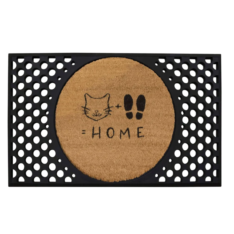 4 Cats & Dogs - Convertible Mat - Cat + Feet = Home (Frame Included)