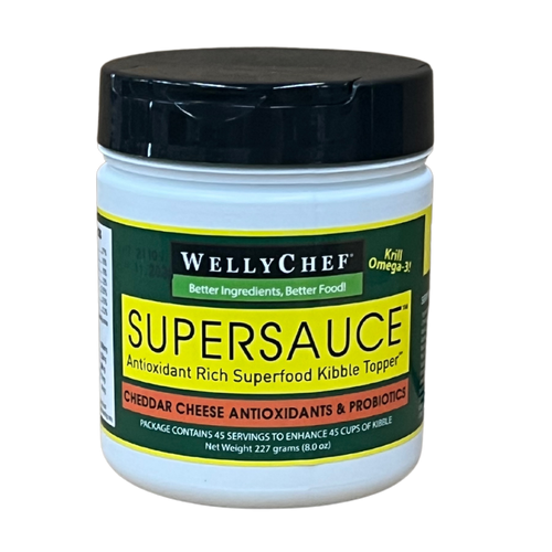 Welly Tails - SuperSauce Cheddar Cheese & Krill Kibble Topper - 227g