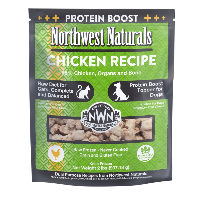 Northwest Naturals - Chicken 2lb - Recipe for Cats / Protein Boost for Dogs (Frozen Food) (Only Deliver to Metro Vancouver)