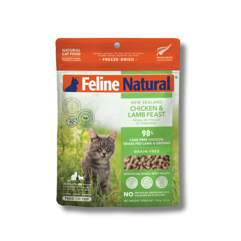 Feline Natural - Freeze-Dried - Chicken & Lamb Feast
