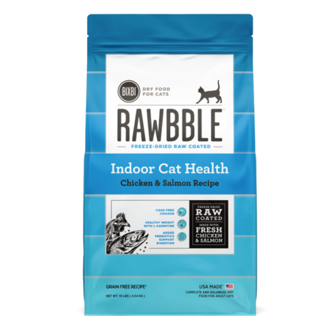 BIXBI - Cat - Dry - Rawbble - Chicken & Salmon - Indoor Cat Health