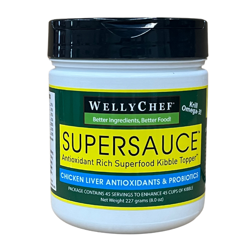 Welly Tails - SuperSauce Chicken Liver & Krill Kibble Topper 227g