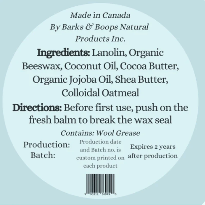 
                  
                    Barks & Boops - Barrier Booster - Coconut & Oat - Tin - 50g
                  
                