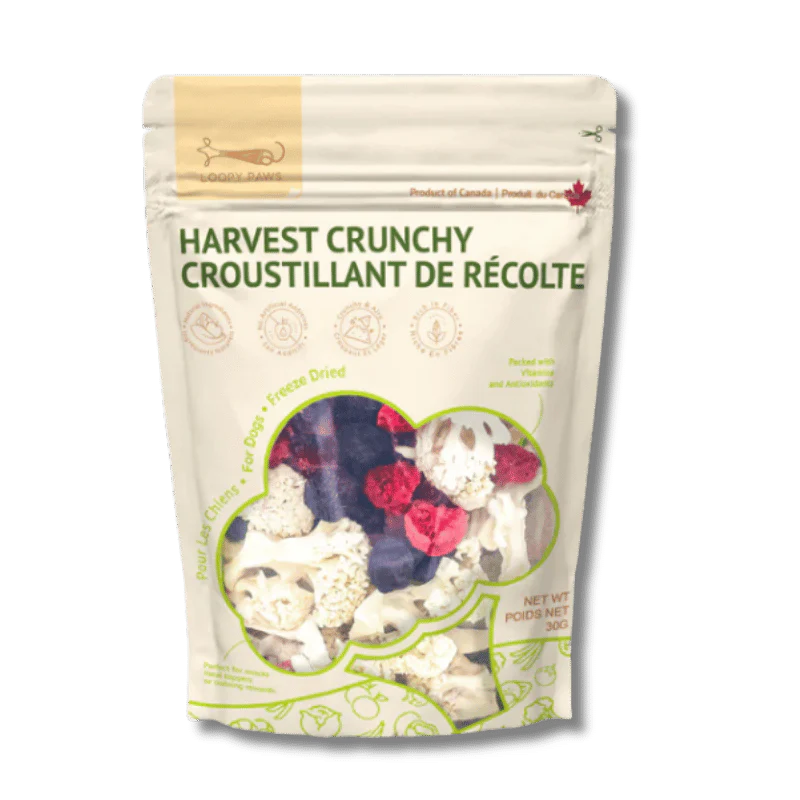Loopy Paws - Treats - Freeze-Dried - Crunchy Harvest - Cauliflower, Blueberry & Raspberry - 30g