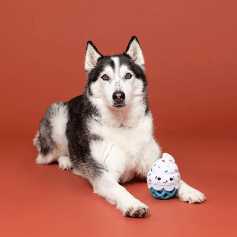 
                  
                    Fringe Studio - Dog - Toy - Durable - Rubber - Dura Club - Here For The Cupcakes
                  
                