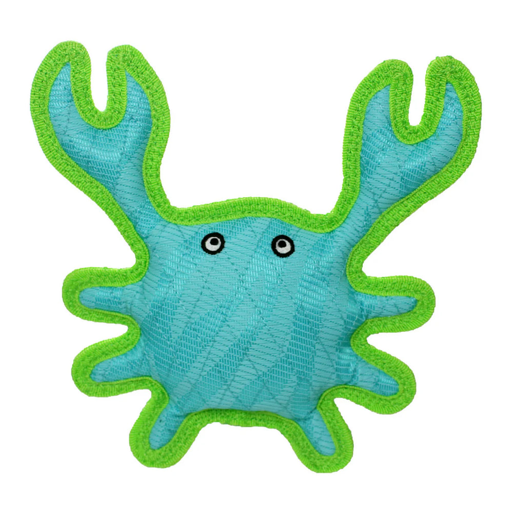 Tuffy Toys - DuraForce Crab Tiger Blue-Green