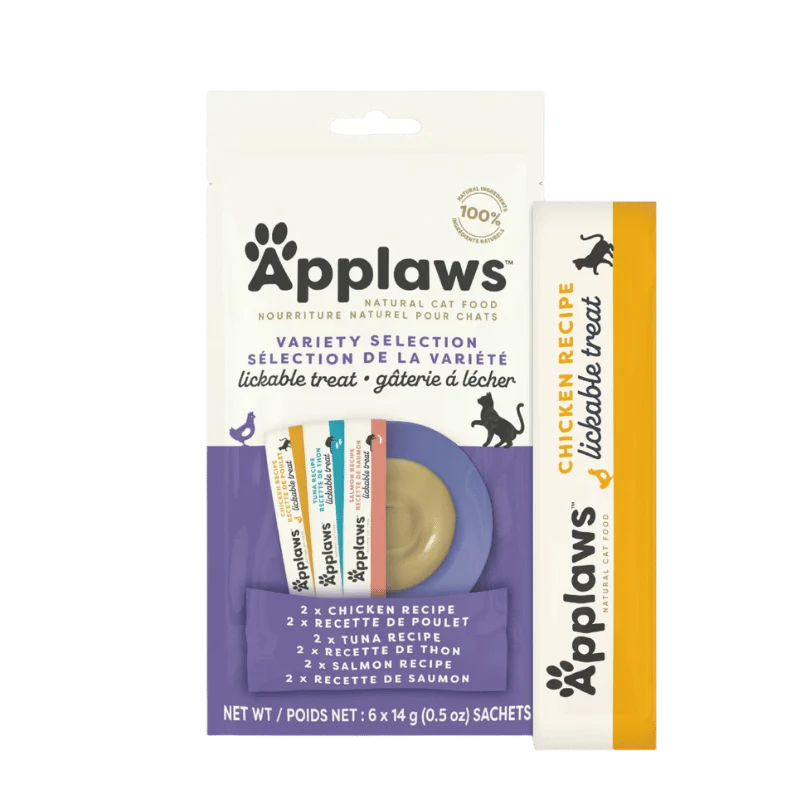 
                  
                    Applaws - Cat - Lickable Treat - Variety Pack - 14g x 6 X 10
                  
                