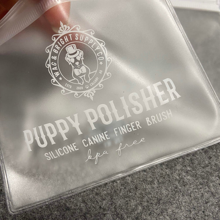 
                  
                    Wag & Bright- Puppy Polisher Finger Brush & Zip Travel Case
                  
                