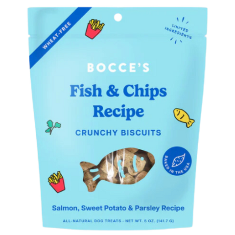 Bocce's Bakery - Biscuits - Fish & Chips - 5oz