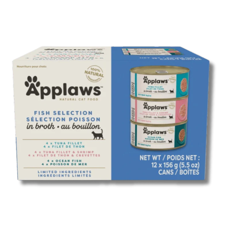 Applaws - Can multipack - Broth- Fish (Cat) - 156g x 12