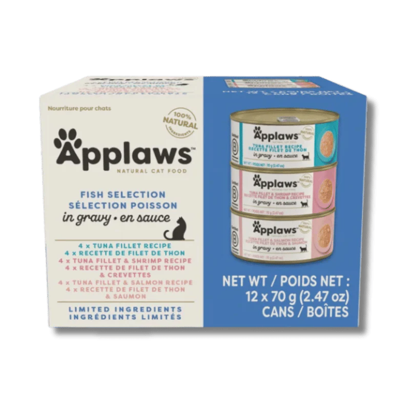 
                  
                    Applaws - Can - Multipack - Gravy - Fish (Cat) - 70g X 12
                  
                