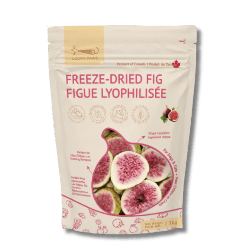 Loopy Paws - Treats - Freeze-Dried - Fruity Crunchy - Fig - 30g