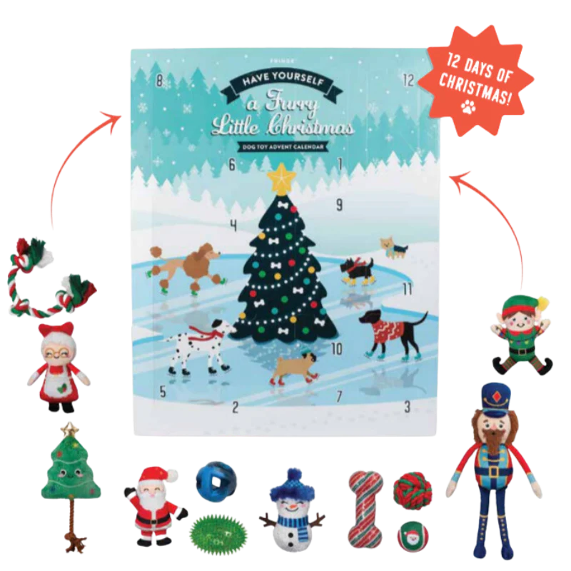 Fringe Studio - Dog - Toy - Holiday - Advent Calendar - Furry Little Christmas