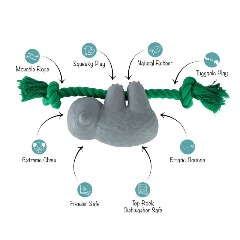 
                  
                    Fringe Studio - Dog - Toy - Durable - Rubber - Dura Club - How's It Hanging?
                  
                