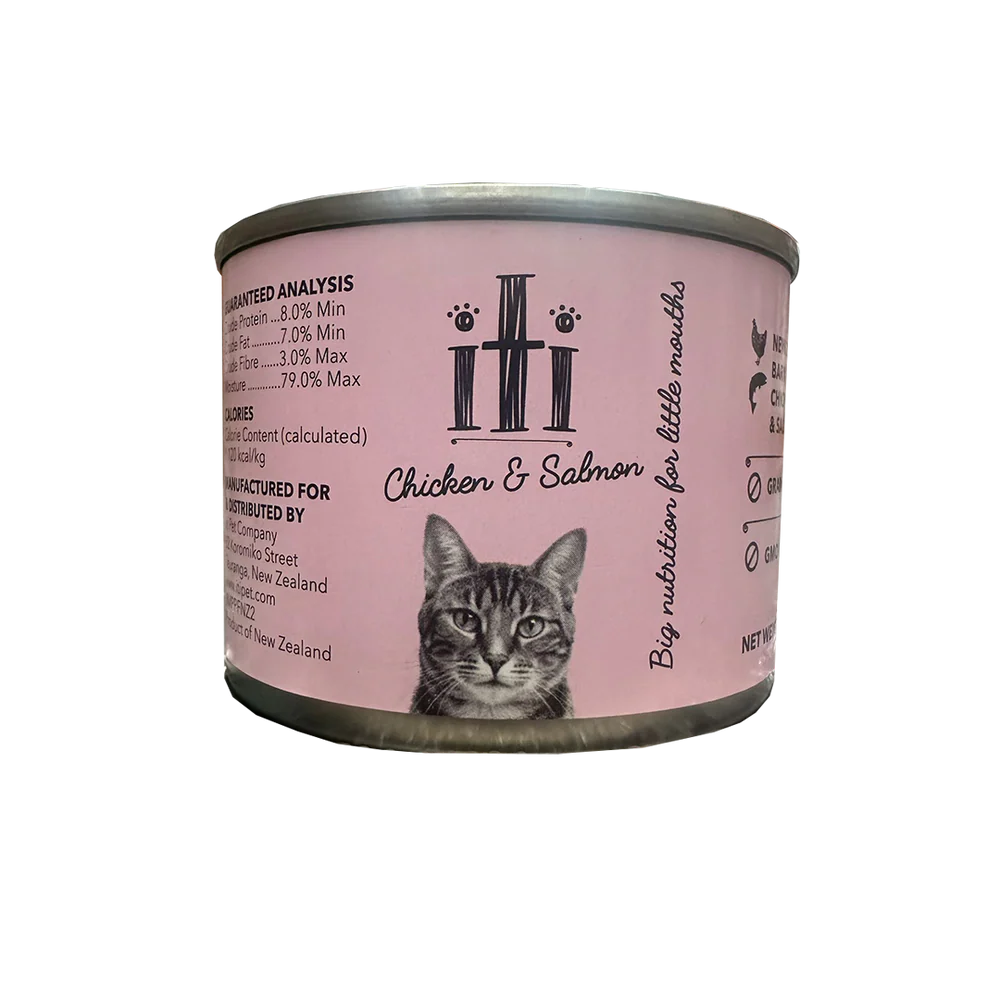 iTi - Cat - Grain Free - Canned - Chicken & Salmon (175g x 24)