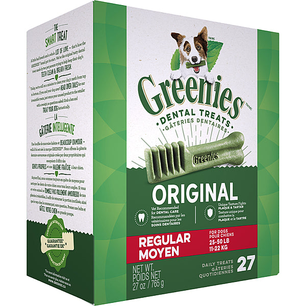 Greenies Original - Regular Dog Dental Treats (27CT)