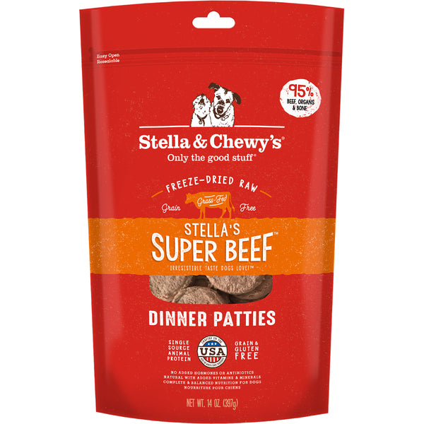 Stella & Chewy's Freeze-Dried Stella's Super Beef Patties