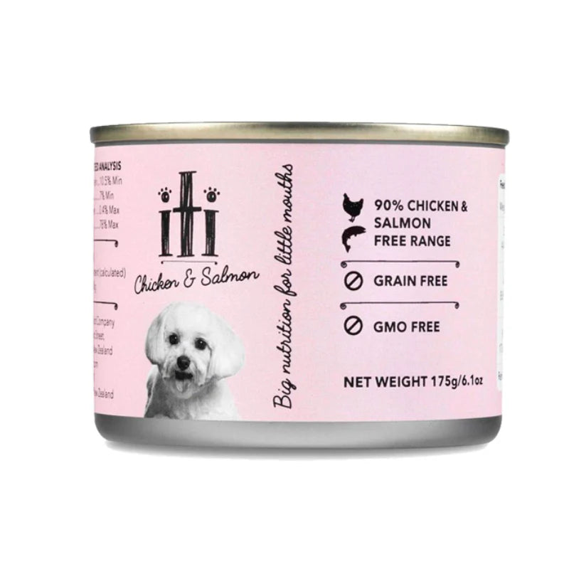 iTi - Dog - Grain Free - Canned - Chicken & Salmon (175g x 24)