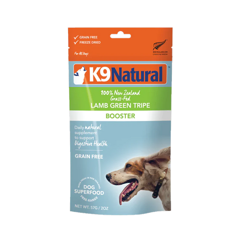 K9 Natural - Booster - Freeze Dried - Lamb Green Tripe