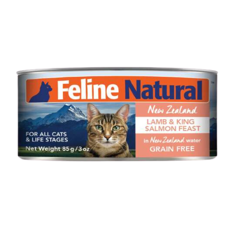 Feline Natural- Lamb & Salmon Feast Can