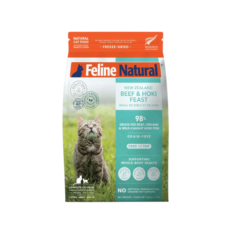 
                  
                    Feline Natural - Freeze-Dried - Beef & Hoki Feast
                  
                