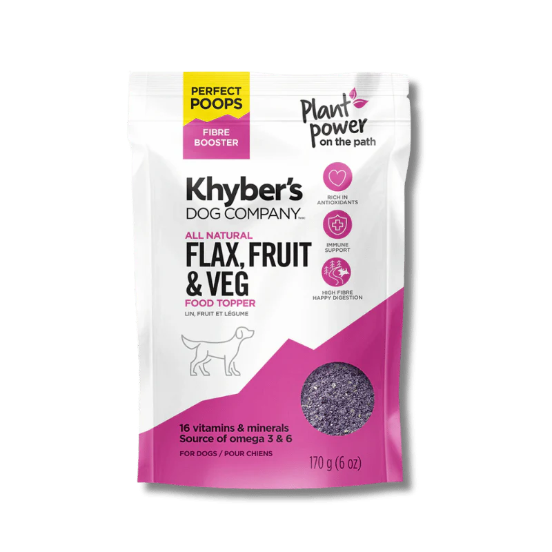 Khyber's - Supplement - Flax, Fruit & Veg - Perfect Poops - 170g