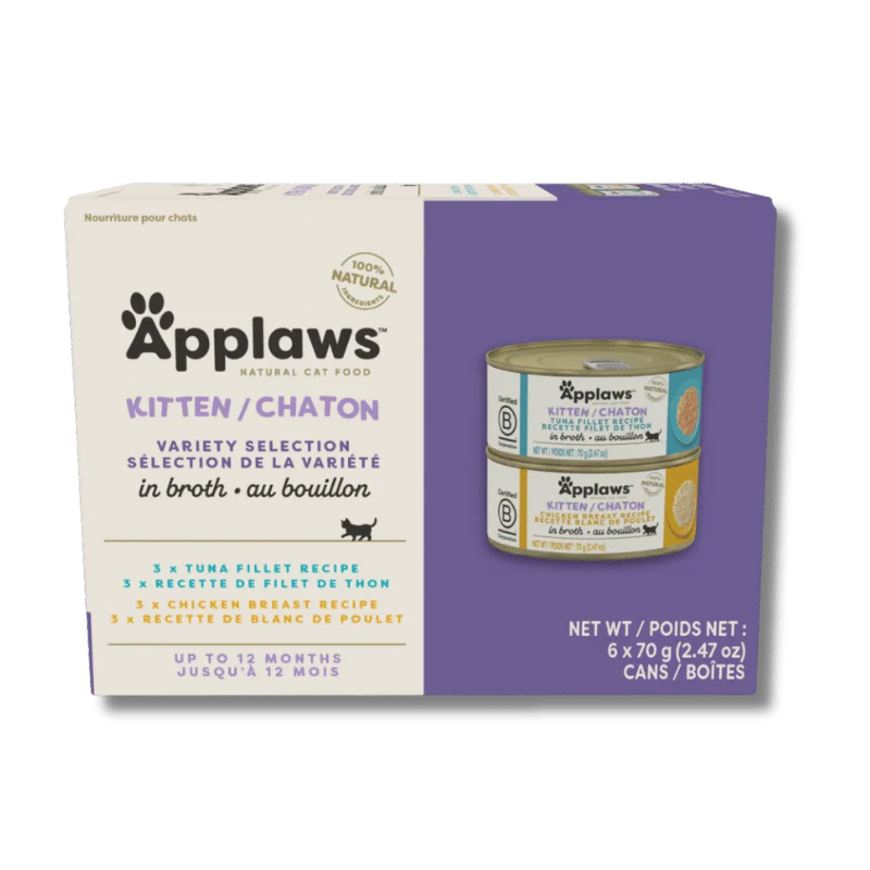 
                  
                    Applaws - Can - Kitten - Variety Pack - 70g X 6
                  
                