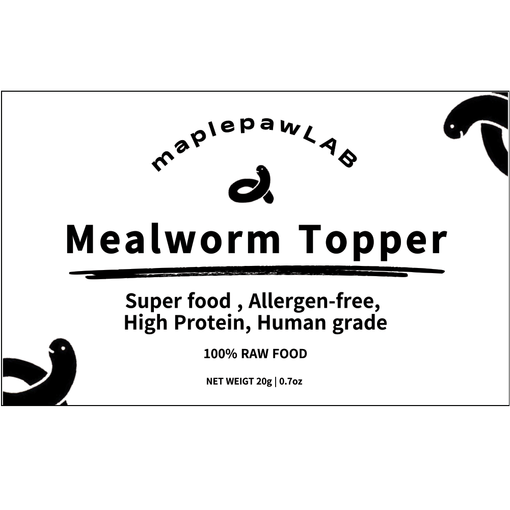 
                  
                    maplepaw LAB - Dried Mealworm Topper 100% RAW Superfood
                  
                